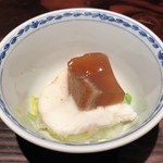 野口太郎 - 長崎のクエのしゃぶしゃぶ クエのあらからとった煮凝り