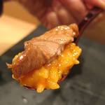 三谷 - ウニご飯とカマトロ