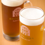 四季自然喰処たちばな - 道頓堀地ビール…大阪ミナミ名物の生ビールです！