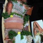 Araki - 舟盛りもすごく食べごたえあります