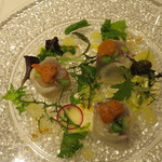 リストランテ サクラ - シェフの釣ったキンメの昆布締め