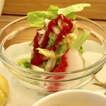 Tanakokoro - ランチプレート(¥1,080) 白菜とりんごのサラダ ビーツドレッシング