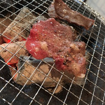 えんむすび - 白髪ネギを挟む時は、牛タン薄い方がイイね♡