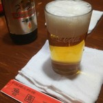 魯園菜館 - ビールで乾杯！