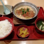 Joi Furu - かつとじ定食です。(2018年12月)