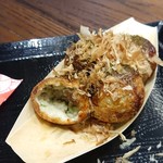 GINDACO -銀だこ- - 1809_GINDACO -銀だこ- Pantai Indah Kapuk_Original 4pcs@33,000Rp(タコ焼き4個)_中はトロトロです