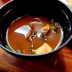 日本料理 中川牛 すいれん - 赤出汁にはアサリが入ってたぁ(*^^)v
