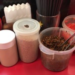 長浜屋台 やまちゃん - 【再訪】卓上のいろいろ