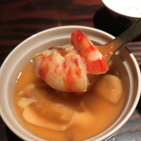 野口太郎 - 大きな車海老と葛餡がかかった茶碗蒸し