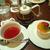 京橋千疋屋 - 料理写真:フルーツ・ティーとフルーツレアチーズケーキ