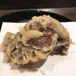 天ぷら岡本 - 天ぷら岡本(椎茸)