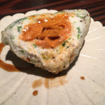 野口太郎 - ヤマノイモの饅頭にはウニを合わせているのです