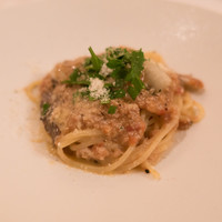 Shin Harada - スパゲッティ 金華豚とラディッキオのミートソース アロマフレスカ風