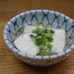 金田 - お通し：スープ豆腐