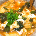 馬の手 - 地獄雑炊
      そんなに辛くはないです。