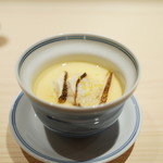 新ばし 星野 - ぐじと松茸の茶碗蒸し