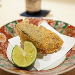 新ばし 星野 - 松茸のフライ