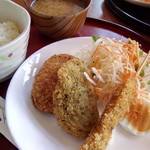 ハファダイ - 日替わりランチ：ミックスフライ