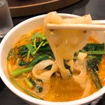 刀削麺・火鍋・西安料理 XI’AN - 刀削麺：モチモチの歯ごたえが好きです。