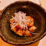 地葉 - 2018.11.  胸皮ポン酢