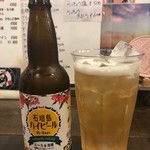 石垣島の石垣さん家の石垣牛 - ハイビール(ビールと泡盛のカクテル？)