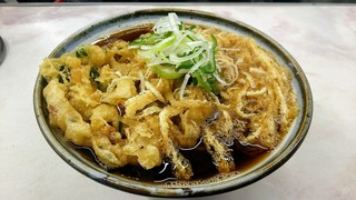 信越そば - かき揚げ＋キザミ生揚げそば