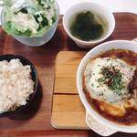 GROVE Cafe＆Green - 煮込みハンバーグ定食