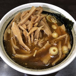 中華そば べんてん - メンマトッピングのつけ汁