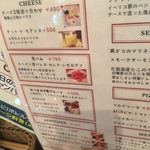 マルシェ・ディ・ジュール - つまみメニュー