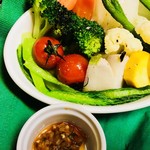 季節野菜のグリル　香味ソース