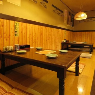 The 1st floor is equipped with [tatami-style seats] and [counter seats] ◎ You can reserve the 2nd reserved for private use!