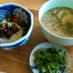 越麺屋 - 「日替りまかない丼セット」