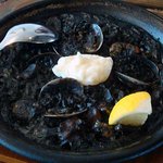 カサ エルニーニョ - 「本日のランチコース」イカスミのパエリア