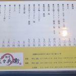 麺屋 菜々兵衛 - メニューです