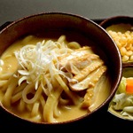 After drinking alcohol, enjoy the fantastic Curry Udon