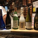 持参のお酒たち