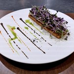 Bistro NOHGA  - 秋刀魚と茄子のタルト 黒オリーブと紫蘇1