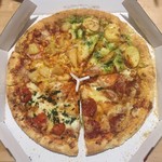 Domino's Pizza - クワトロ・ハッピーのLサイズ、チーズンロール