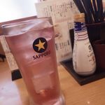 男梅サワー205円(税込)