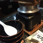 焼肉スエヒロ館 - 釜炊きご飯（＾∇＾）