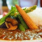 彩り野菜のキーマカレー