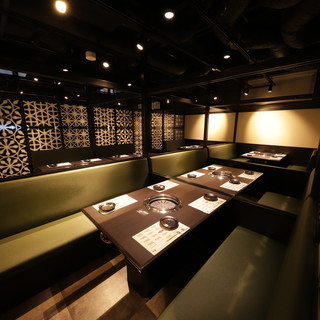 ◎All seats are private rooms! We also offer meals for small groups and banquets for up to 24 people.