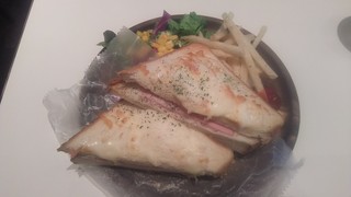 スワン食堂 - ランチクロックムッシュ 1000円