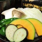 焼き野菜5種盛り(Assorted 5 kinds of grilled vegetables)