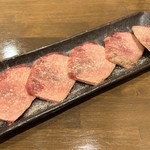 焼肉 鋤焼 武善 - 上タン塩