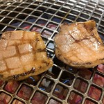 焼肉 鋤焼 武善 - 上タン塩焼けた！