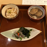 Sushiya No Kampachi - 小鉢3点