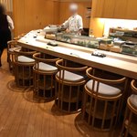 Sushiya No Kampachi - 店内カウンター席