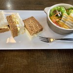 ハタ カフェ - プチサンドセット
