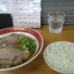 中華そば専門店 みたか - ラーメンライス